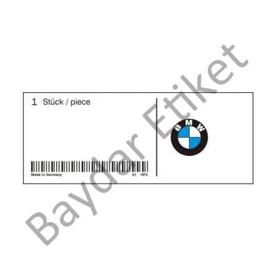 BMW — Otomotiv etiket uygulaması